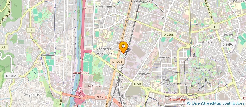 localisation de l'entreprise LES LOCALES à GRENOBLE