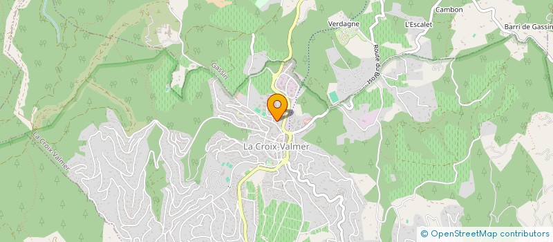 localisation de l'entreprise LES LOCATIONS DE LA CROIX  LA CROIX-VALMER