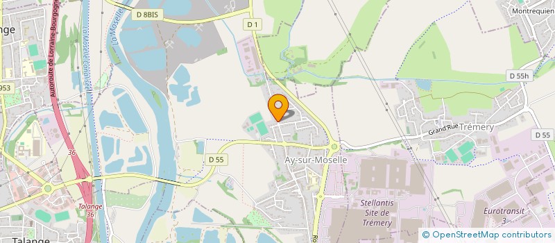 localisation de l'entreprise LES LOCOS  AY-SUR-MOSELLE
