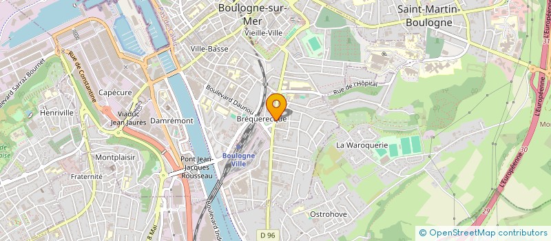 localisation de l'entreprise LES LOCS DU SUD  BOULOGNE-SUR-MER