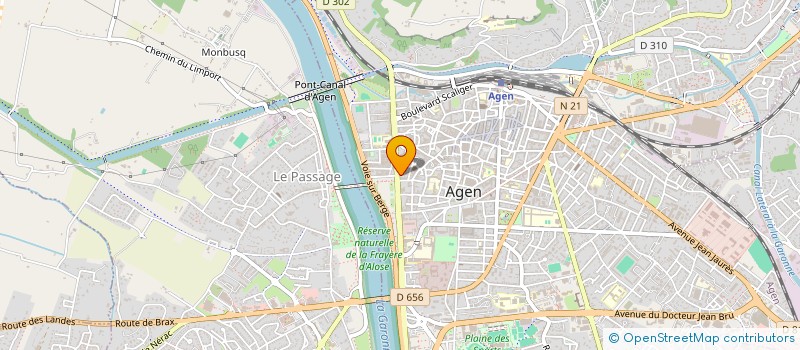 localisation de l'entreprise LES LODES à AGEN
