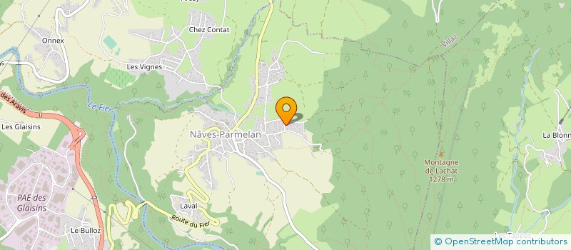 localisation de l'entreprise LES LODGES DU MONT D'ARBOIS à ANNECY
