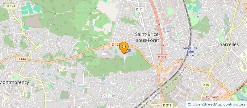 localisation de l'entreprise LES LOFTS à SAINT-BRICE-SOUS-FORET