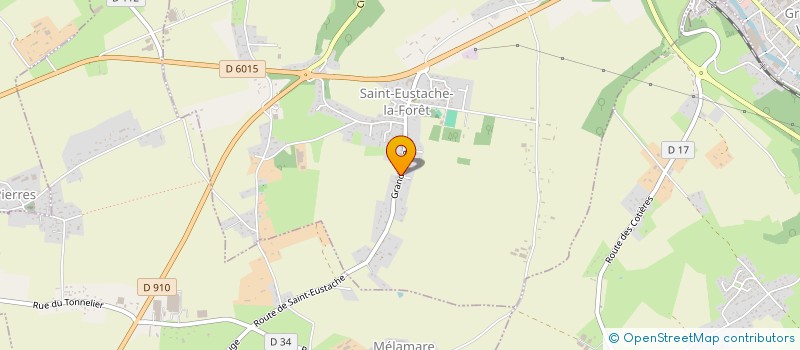 localisation de l'entreprise LES LOGEMENTS D'ADELE  SAINT-EUSTACHE-LA-FORET