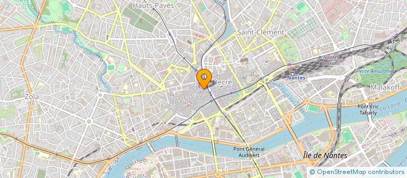 localisation de l'entreprise LES LOGES à NANTES