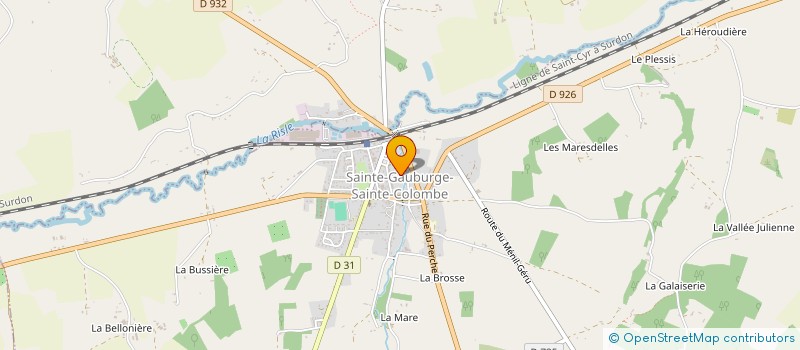 localisation de l'entreprise LES LOGES à SAINT-PIERRE-DES-LOGES