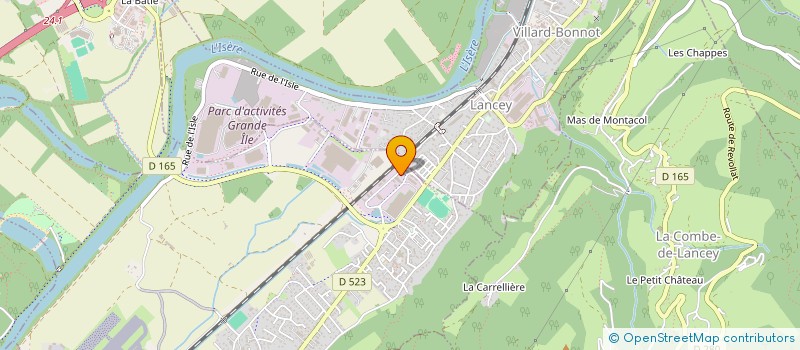 localisation de l'entreprise LES LOGES  LE VERSOUD