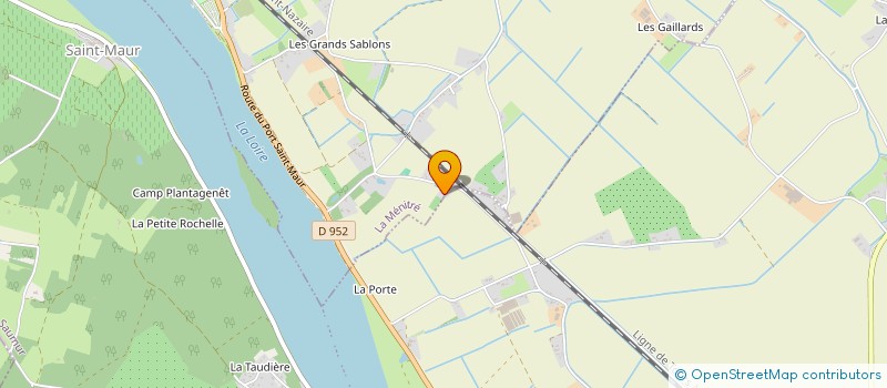 localisation de l'entreprise LES LOGES  LA MENITRE