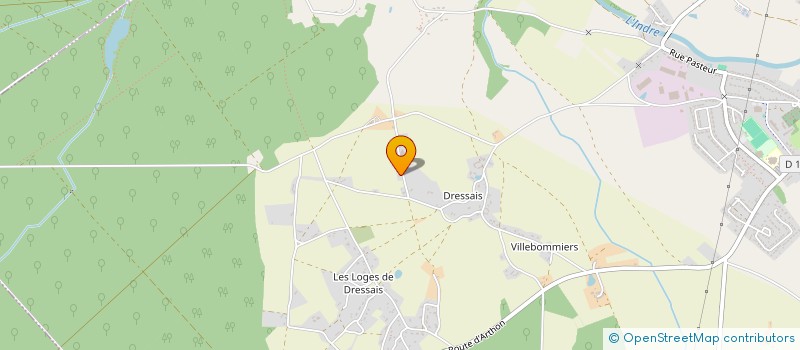 localisation de l'entreprise LES LOGES DU PALAIS à ARDENTES
