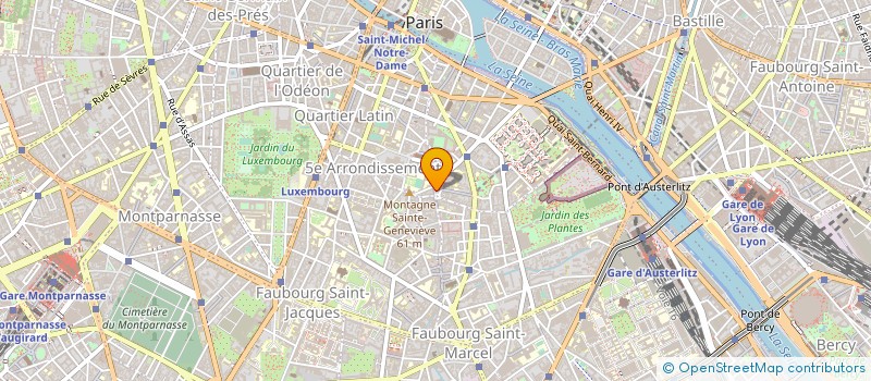 localisation de l'entreprise LES LOGES DU PANTHEON  PARIS