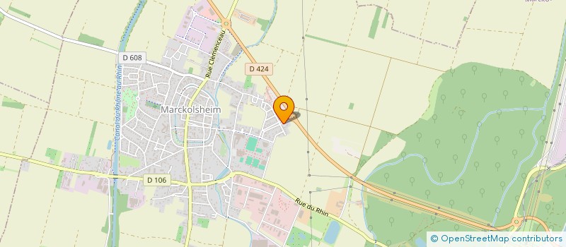 localisation de l'entreprise LES LOGES DU RIED  MARCKOLSHEIM