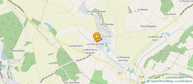 localisation de l'entreprise LES LOGES FAIRE  MAZANGE