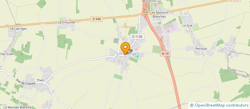 localisation de l'entreprise LES LOGICEES à LIMALONGES