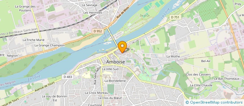 localisation de l'entreprise LES LOGIS AMBOISIENS à AMBOISE