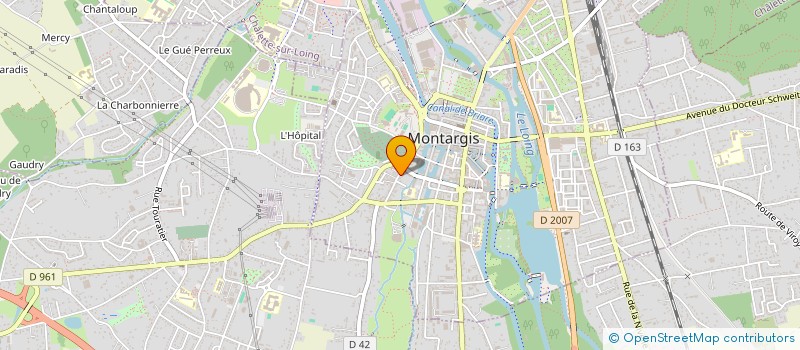 localisation de l'entreprise LES LOGIS D ANTIBES à MONTARGIS