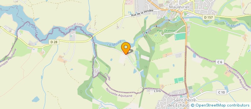 localisation de l'entreprise LES LOGIS DE L'OUMOIS  MAULEVRIER