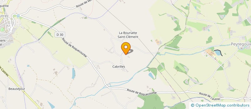 localisation de l'entreprise LES LOGIS DE LA COMMANDERIE  CASTRES