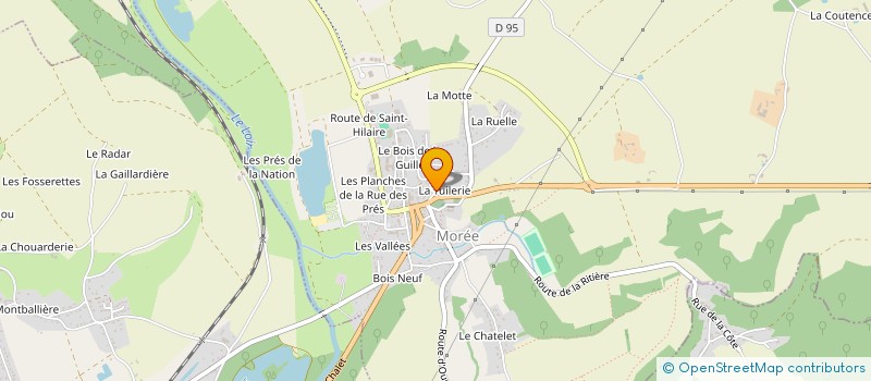 localisation de l'entreprise LES LOGIS DE LA TUILERIE  MOREE