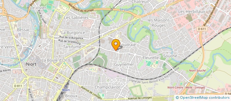 localisation de l'entreprise LES LOGIS DE MARIE  NIORT