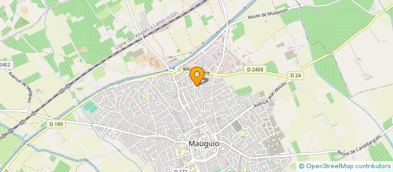 localisation de l'entreprise LES LOGIS DE MELGUEIL  MAUGUIO