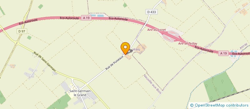 localisation de l'entreprise LES LOGIS DE PUISEAUX  NEUVILLE-AUX-BOIS