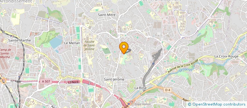localisation de l'entreprise LES LOGIS DE SAINT PIERRE  MARSEILLE