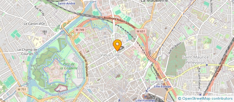 localisation de l'entreprise LES LOGIS DU CLOS à LILLE