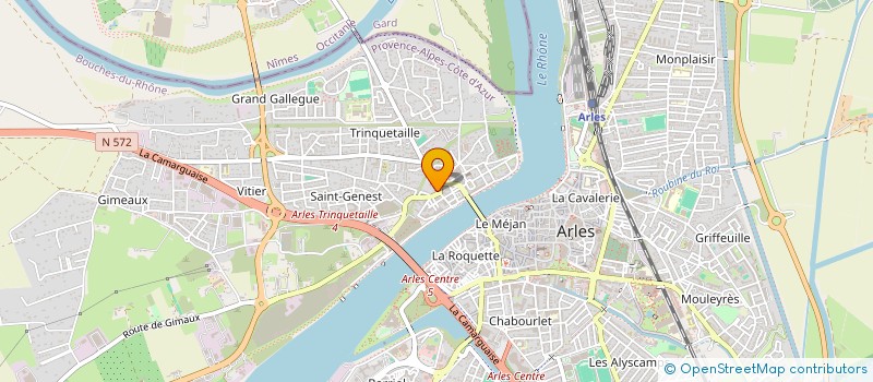 localisation de l'entreprise LES LOGIS DU MIDI à ARLES