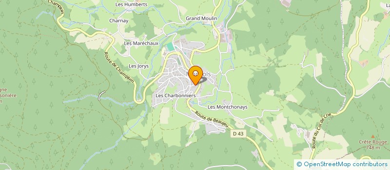 localisation de l'entreprise LES LOGIS DU SAINT RIGAUD à DEUX-GROSNES