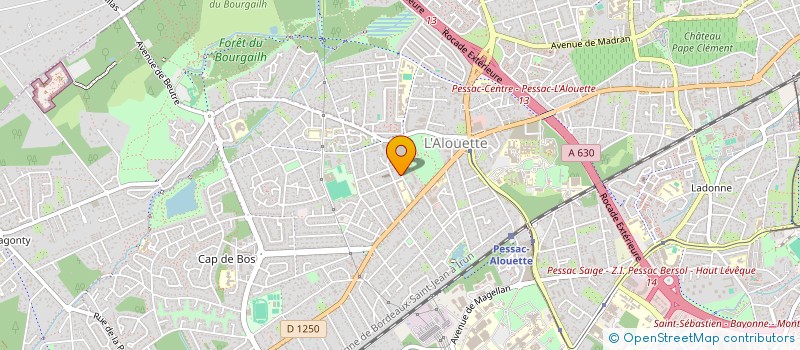 localisation de l'entreprise LES LOIS DE L'ESPRIT  PESSAC