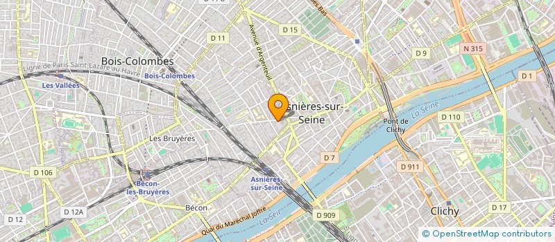 localisation de l'entreprise LES LOISIFS à ASNIERES-SUR-SEINE