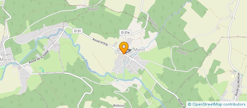 localisation de l'entreprise LES LOISIRS D'ORLY SUR MORIN 77750  ORLY-SUR-MORIN