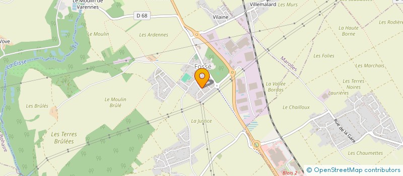 localisation de l'entreprise LES LOISIRS DE LA GRANDE PIERRE  MAROLLES