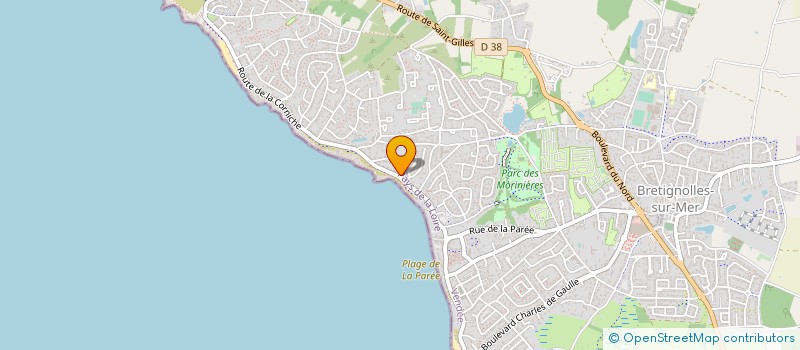 localisation de l'entreprise LES LOISIRS DU BOCAGE à BRETIGNOLLES-SUR-MER