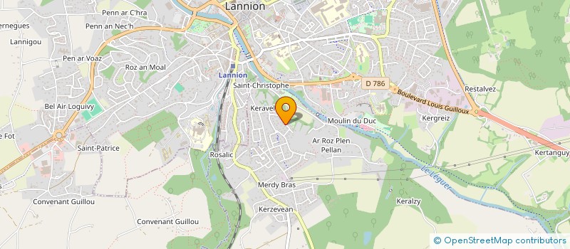 localisation de l'entreprise LES LOKEMALTEKS  TREDREZ-LOCQUEMEAU