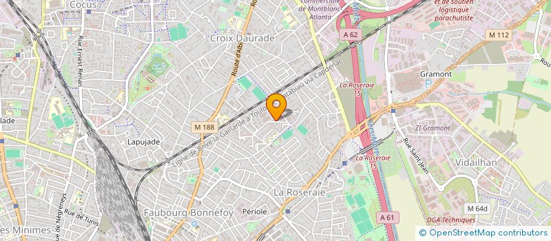 localisation de l'entreprise LES LOLITAS A LA VIOLETTE  TOULOUSE