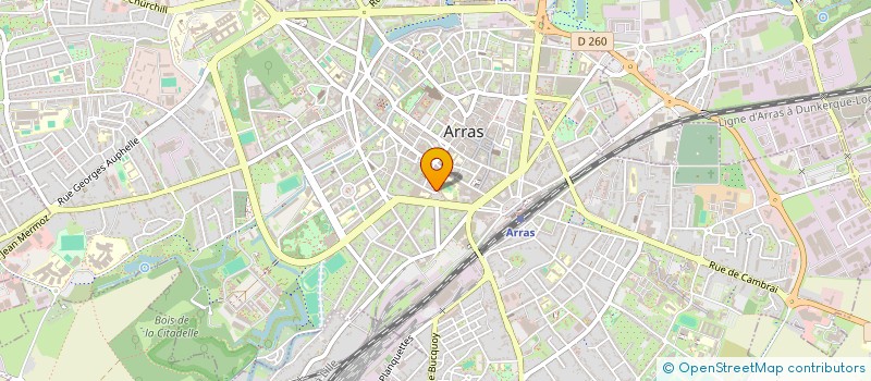 localisation de l'entreprise LES LOMBARDS à ARRAS