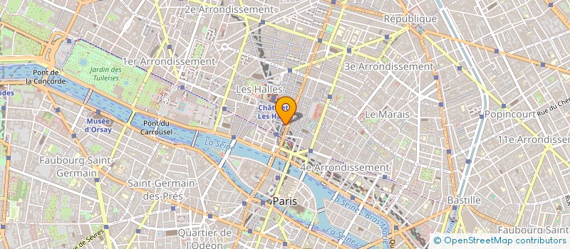 localisation de l'entreprise LES LOMBARDS à PARIS