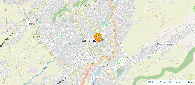 localisation de l'entreprise LES LONGANIS à LE TAMPON