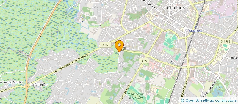 localisation de l'entreprise LES LONGEAIS à CHALLANS