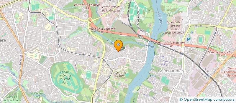 localisation de l'entreprise LES LONGS COURRIERS à NANTES