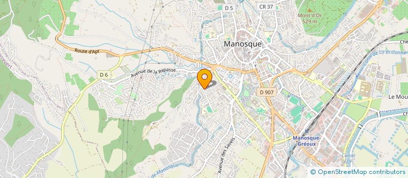 localisation de l'entreprise LES LONGUES TERRES à MANOSQUE