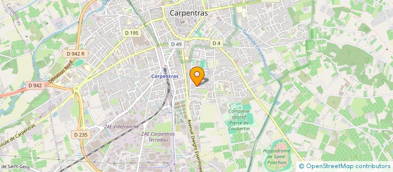 localisation de l'entreprise LES LONNES  CARPENTRAS