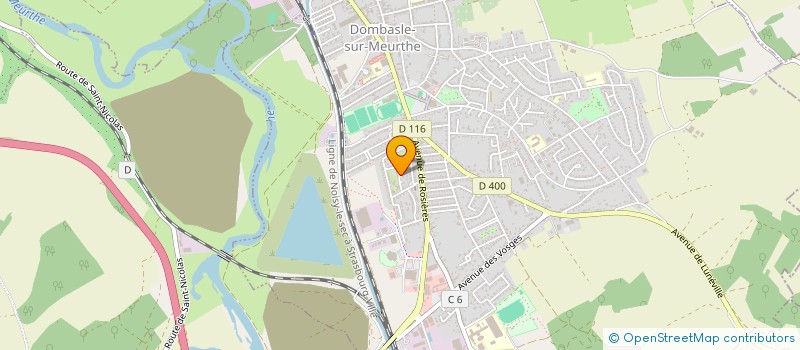 localisation de l'entreprise LES LOR'AISNE  DOMBASLE-SUR-MEURTHE