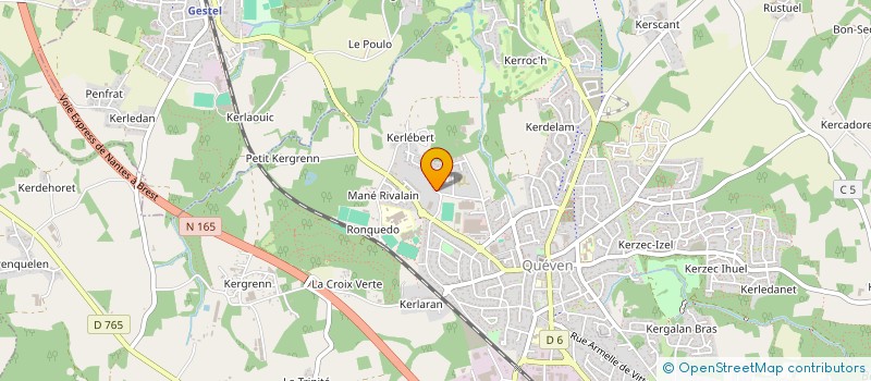 localisation de l'entreprise LES LORIENT.EIZH  QUEVEN