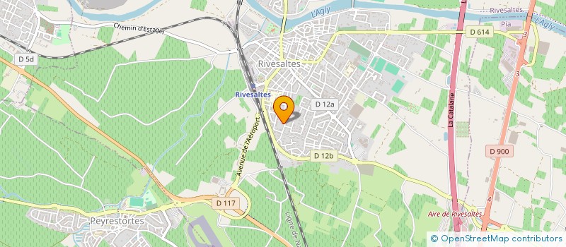 localisation de l'entreprise LES LOTISSEMENTS DU ROUSSILLON à RIVESALTES