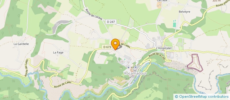 localisation de l'entreprise LES LOTOIS 46  COSNAC