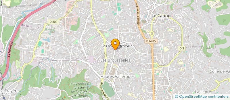 localisation de l'entreprise LES LOTUS  CANNES