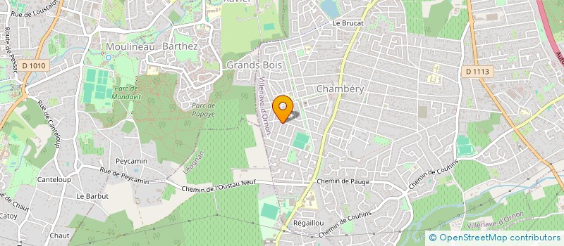 localisation de l'entreprise LES LOUDER  VILLENAVE-D'ORNON