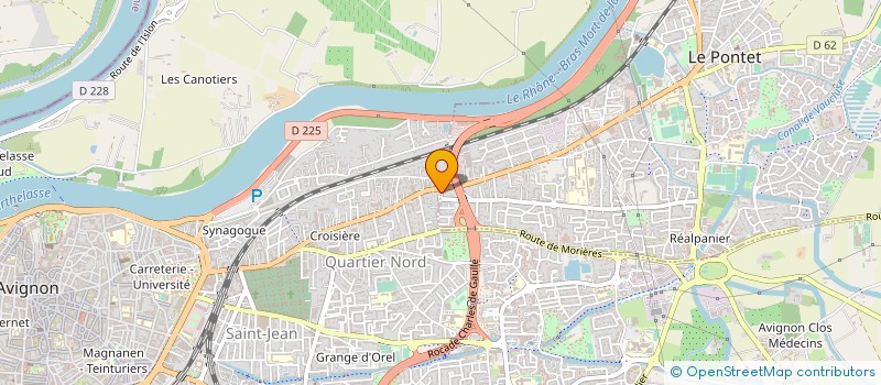 localisation de l'entreprise LES LOUEURS DE FRANCE  AVIGNON